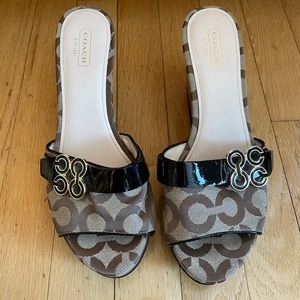 Coach Wedge Sandals size 8.5